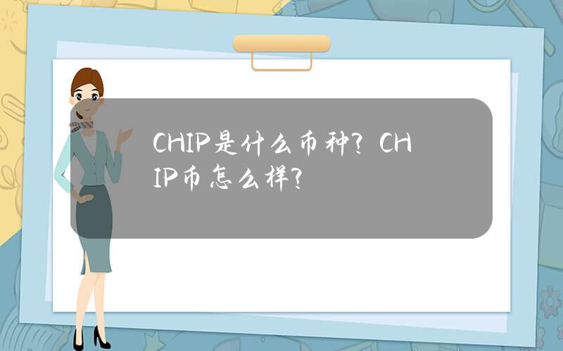 CHIP是什么币种？CHIP币怎么样？